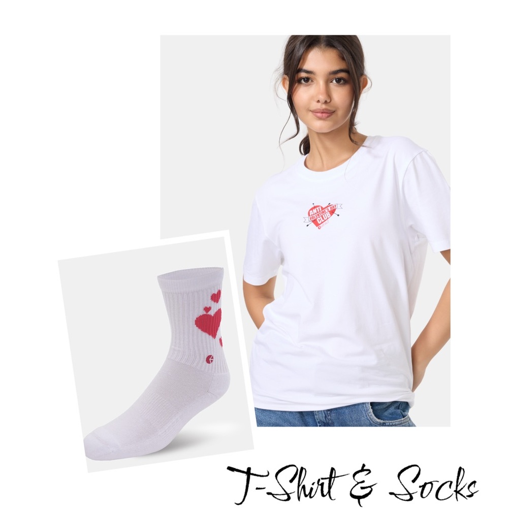 Ethika Anti-Love Club T-Shirt & Socks